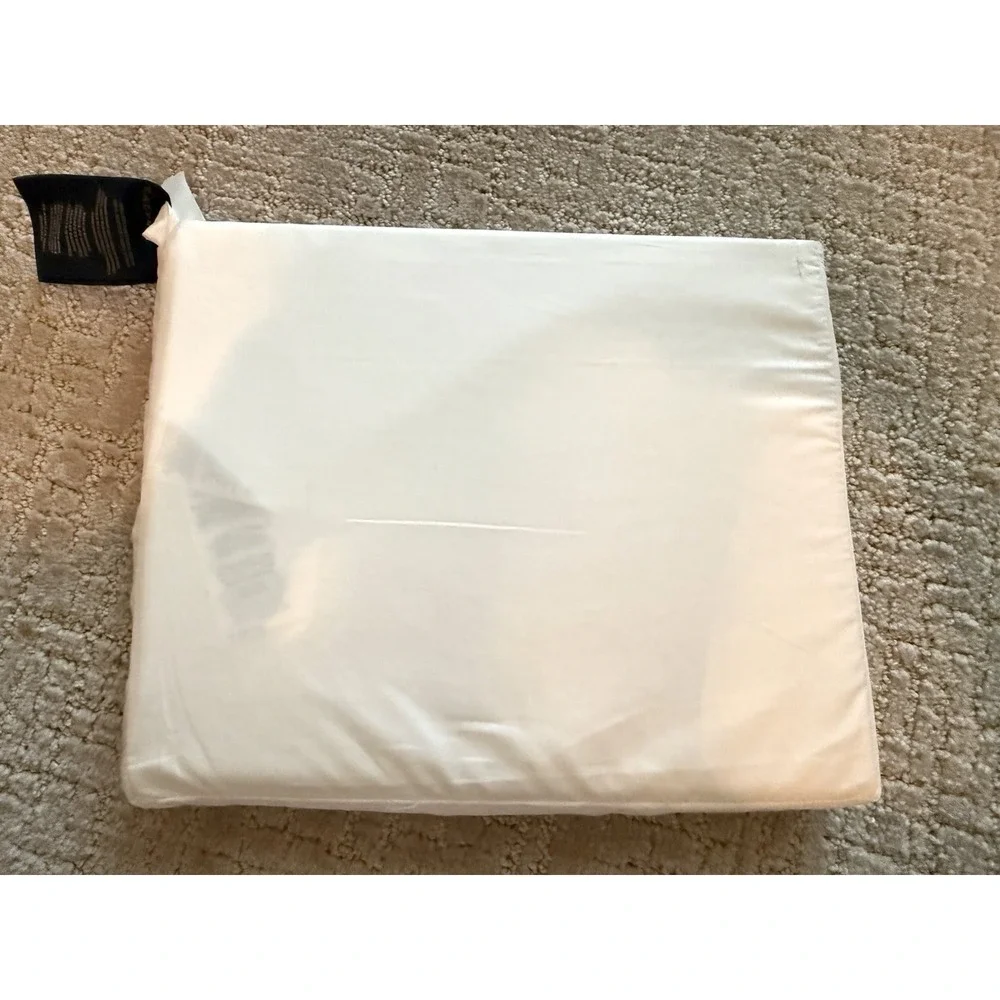 NEW Ralph Lauren Twin Flat Sheet Palmer Percale Loft Gray Border Organic Cotton